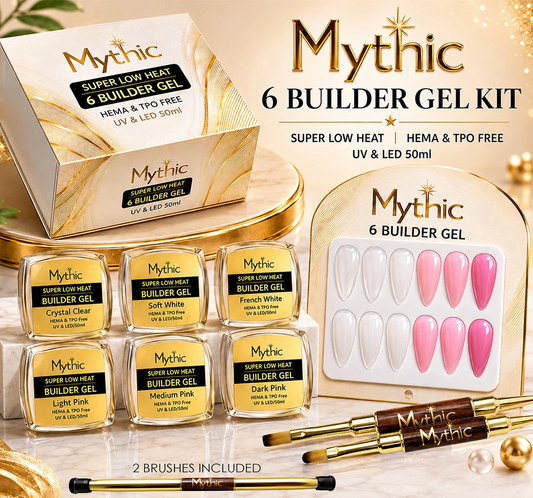 Mythic Builder Gel 50ml - 6 Colors Kit