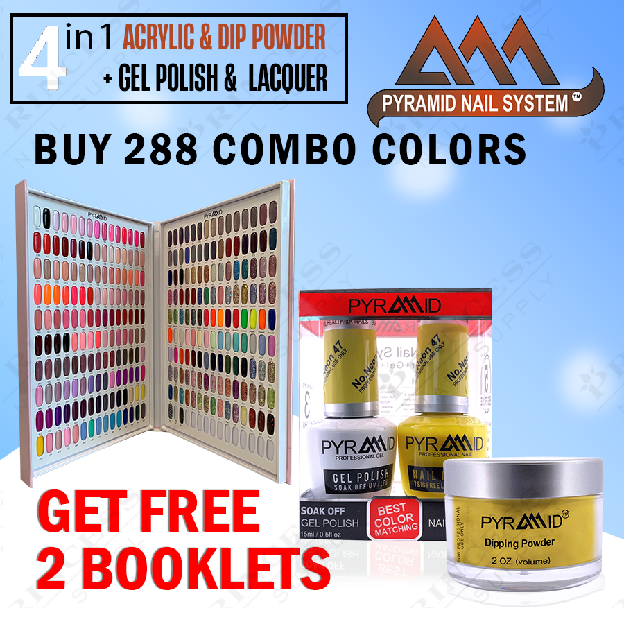 Pyramid Combo - 288 colors, Free 2 booklets.