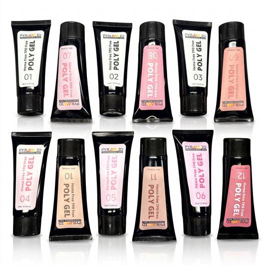 Pyramid Poly Gel Collection Gel Colors