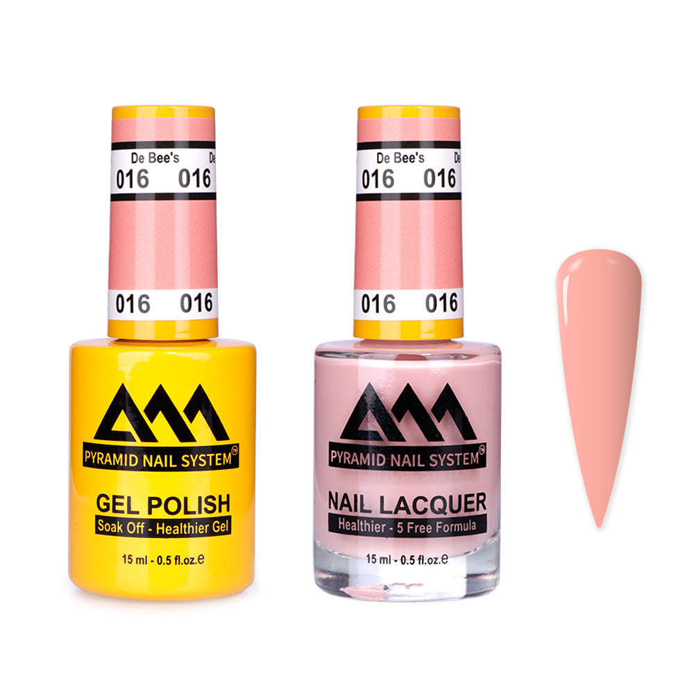 Pyramid 0.5oz, DE BEE'S Collection, Super Matching Duo, #016
