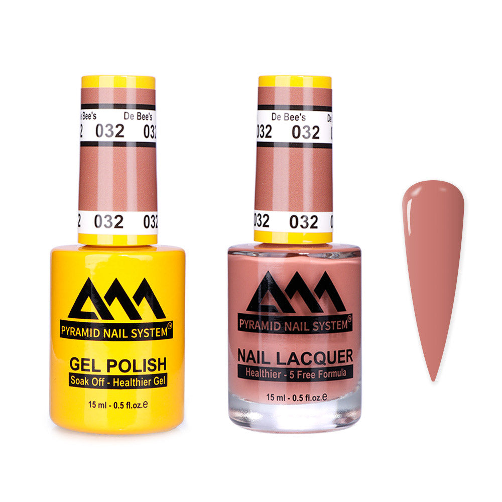 Pyramid 0.5oz, DE BEE'S Collection, Super Matching Duo, #032