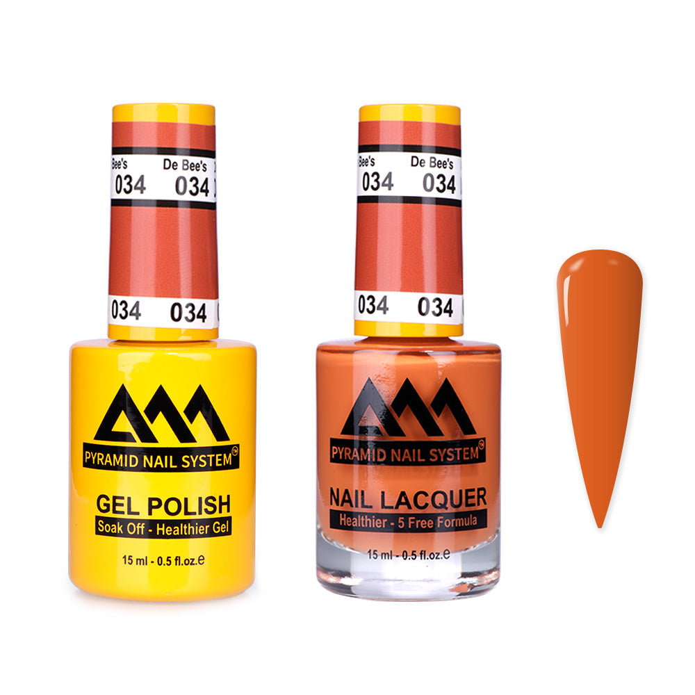 Pyramid 0.5oz, DE BEE'S Collection, Super Matching Duo, #034