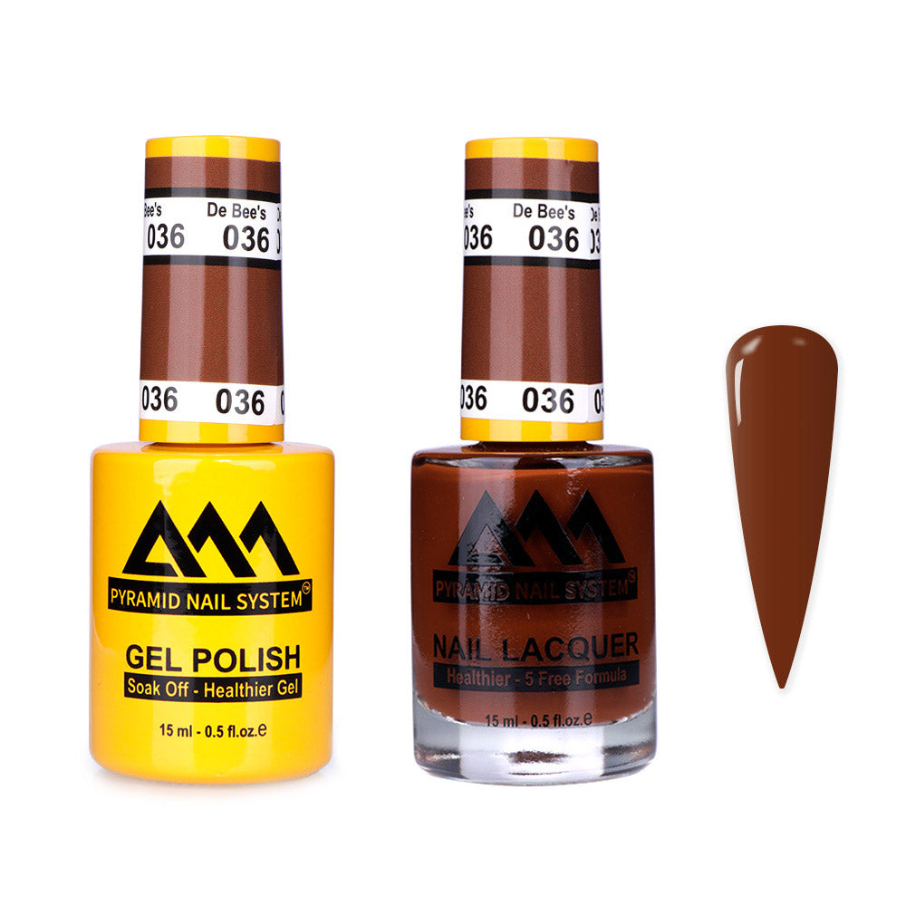 Pyramid 0.5oz, DE BEE'S Collection, Super Matching Duo, #036