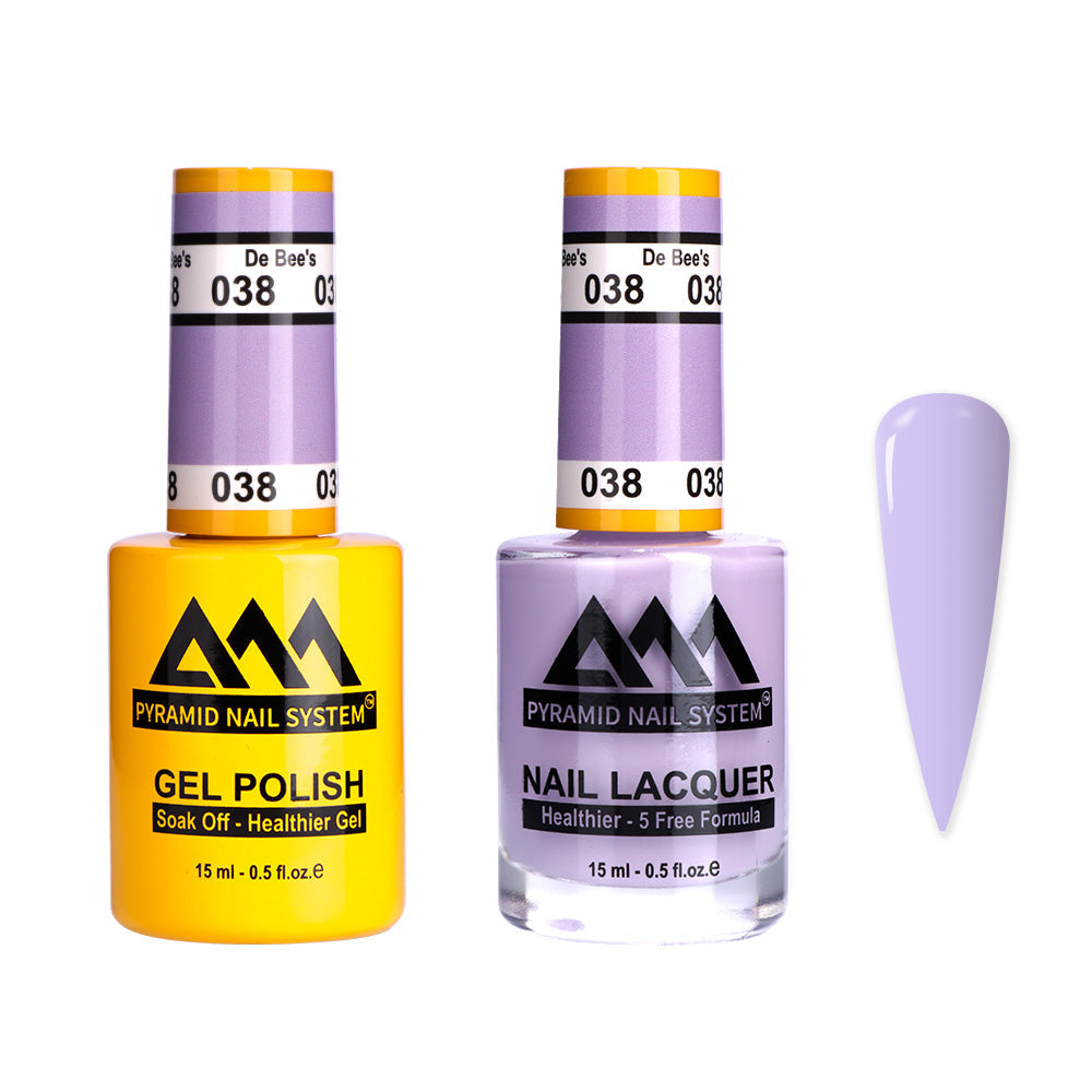 Pyramid 0.5oz, DE BEE'S Collection, Super Matching Duo, #038