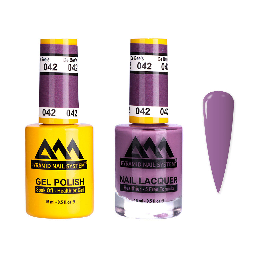 Pyramid 0.5oz, DE BEE'S Collection, Super Matching Duo, #042