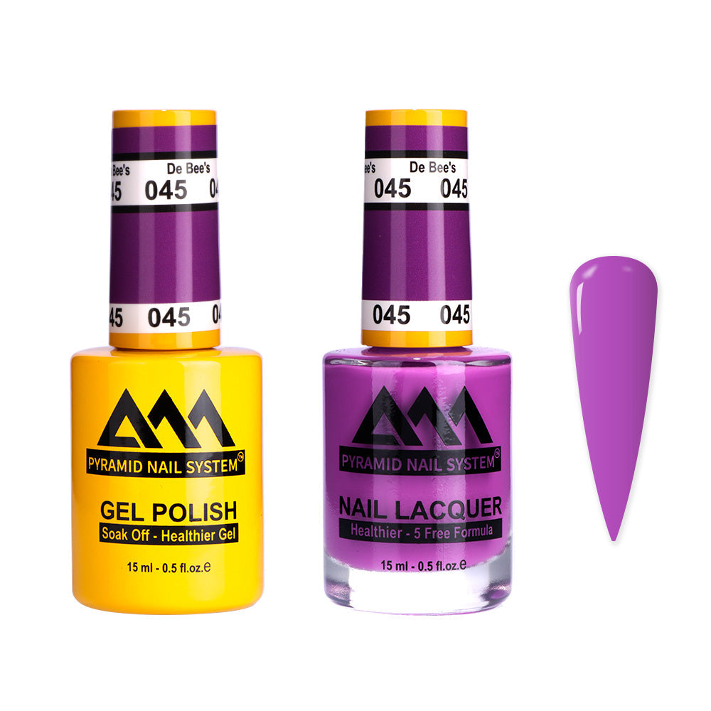 Pyramid 0.5oz, DE BEE'S Collection, Super Matching Duo, #045