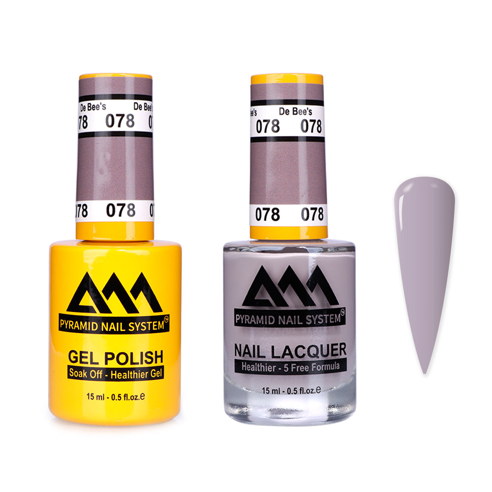 Pyramid 0.5oz, DE BEE'S Collection, Super Matching Duo, #078