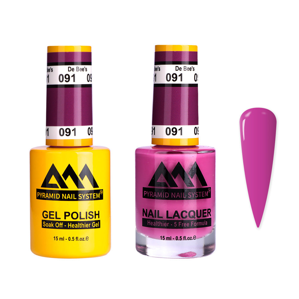 Pyramid 0.5oz, DE BEE'S Collection, Super Matching Duo, #091