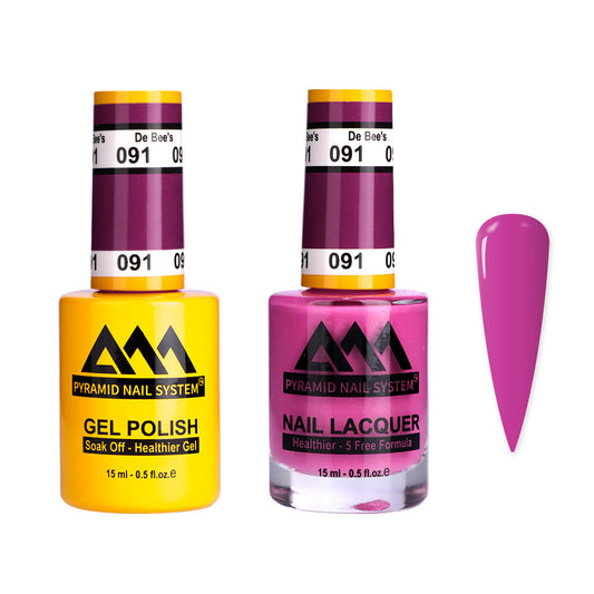 Pyramid 0.5oz, DE BEE'S Collection, Super Matching Duo, #091