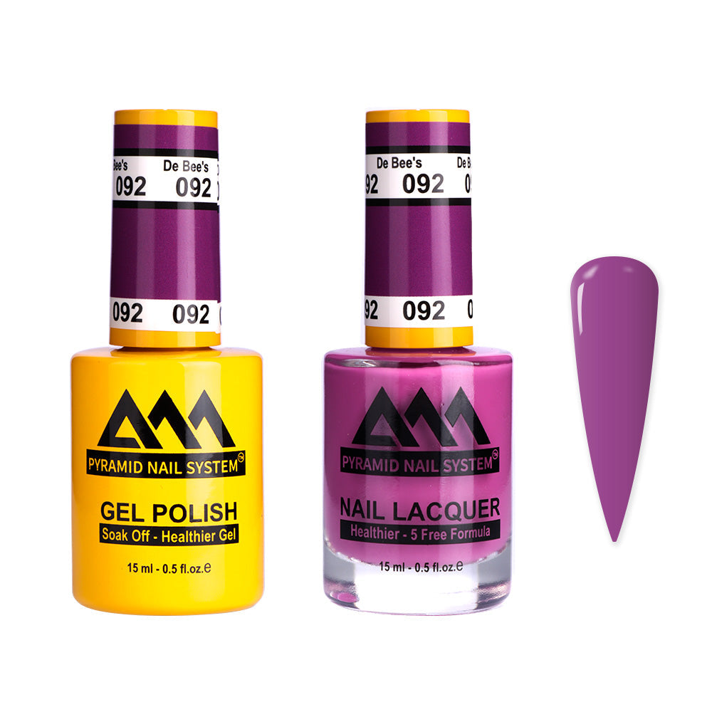 Pyramid 0.5oz, DE BEE'S Collection, Super Matching Duo, #092