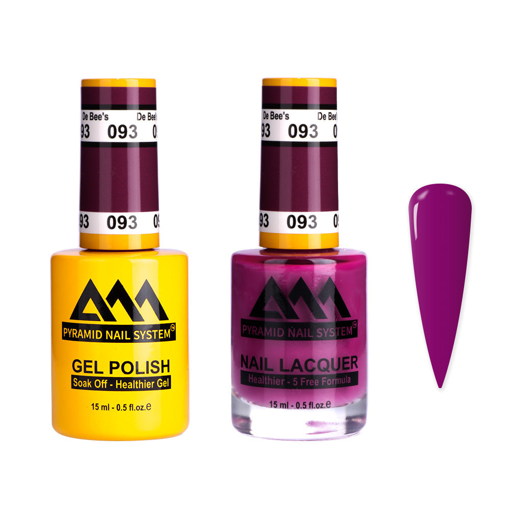 Pyramid 0.5oz, DE BEE'S Collection, Super Matching Duo, #093