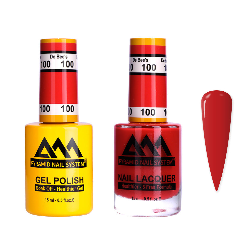 Pyramid 0.5oz, DE BEE'S Collection, Super Matching Duo, #100