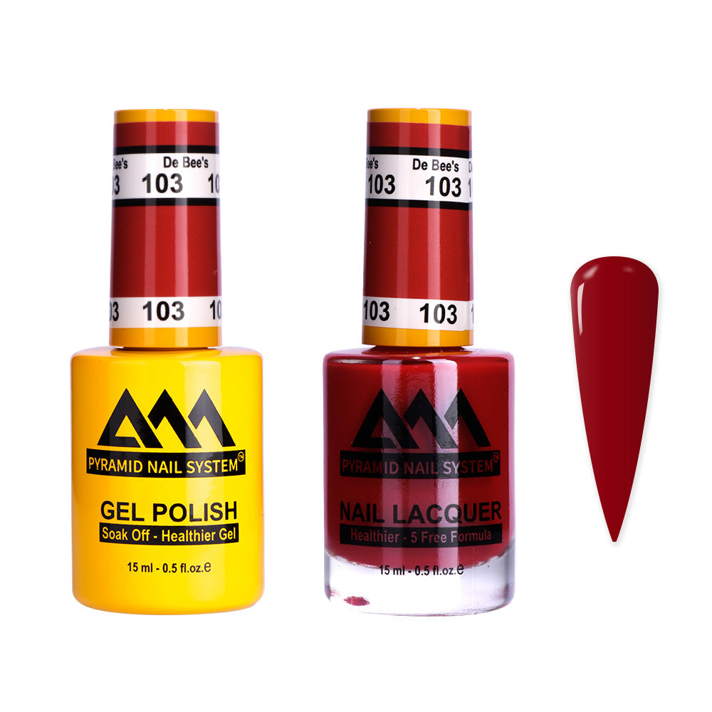 Pyramid 0.5oz, DE BEE'S Collection, Super Matching Duo, #103