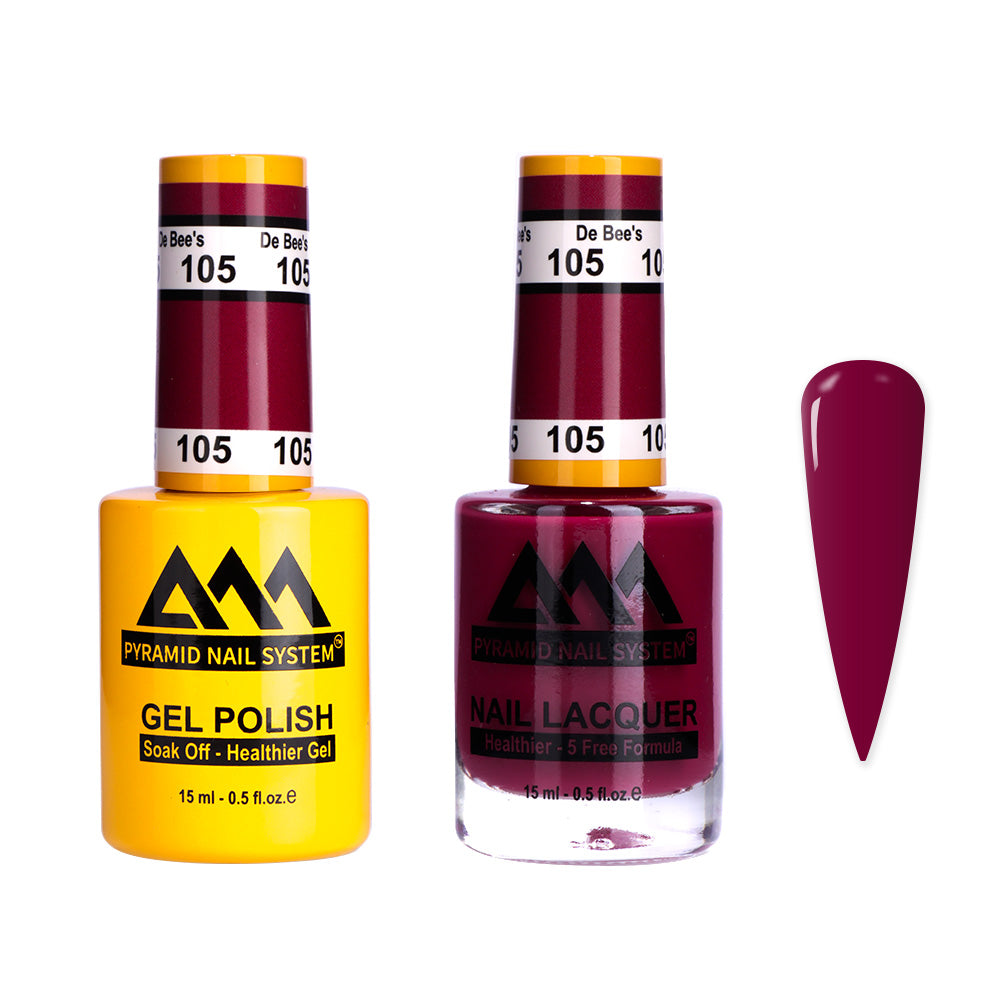 Pyramid 0.5oz, DE BEE'S Collection, Super Matching Duo, #105