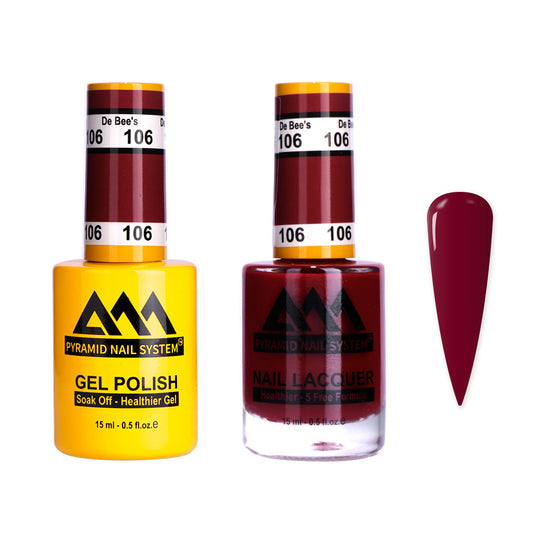 Pyramid 0.5oz, DE BEE'S Collection, Super Matching Duo, #106