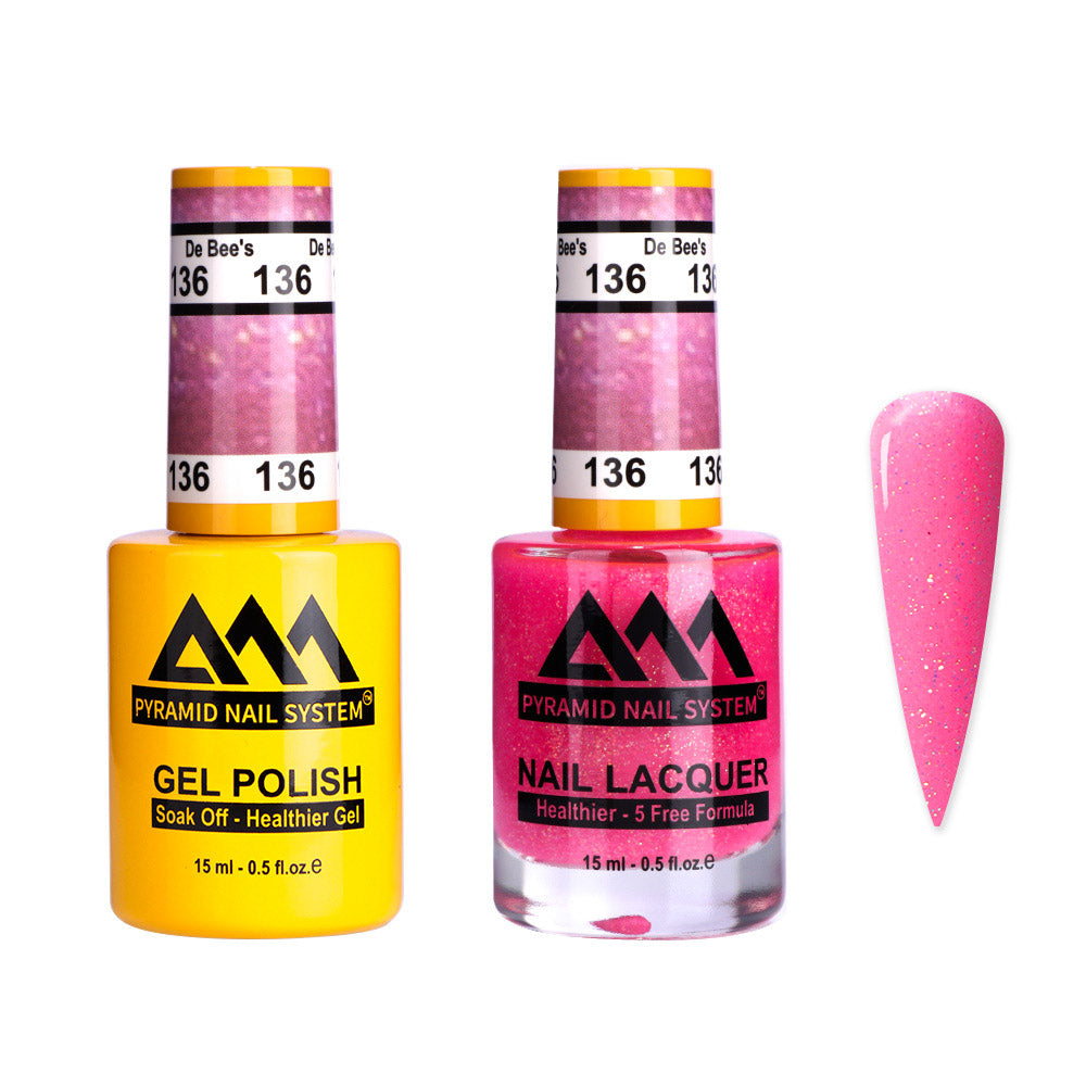 Pyramid 0.5oz, DE BEE'S Collection, Super Matching Duo, #136