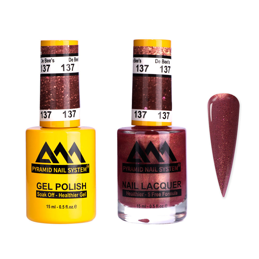 Pyramid 0.5oz, DE BEE'S Collection, Super Matching Duo, #137