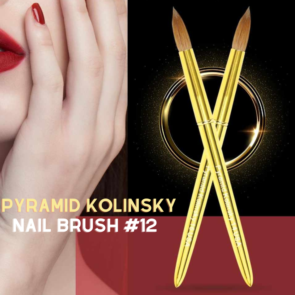 Pyramid Kolinsky Nail brush #12