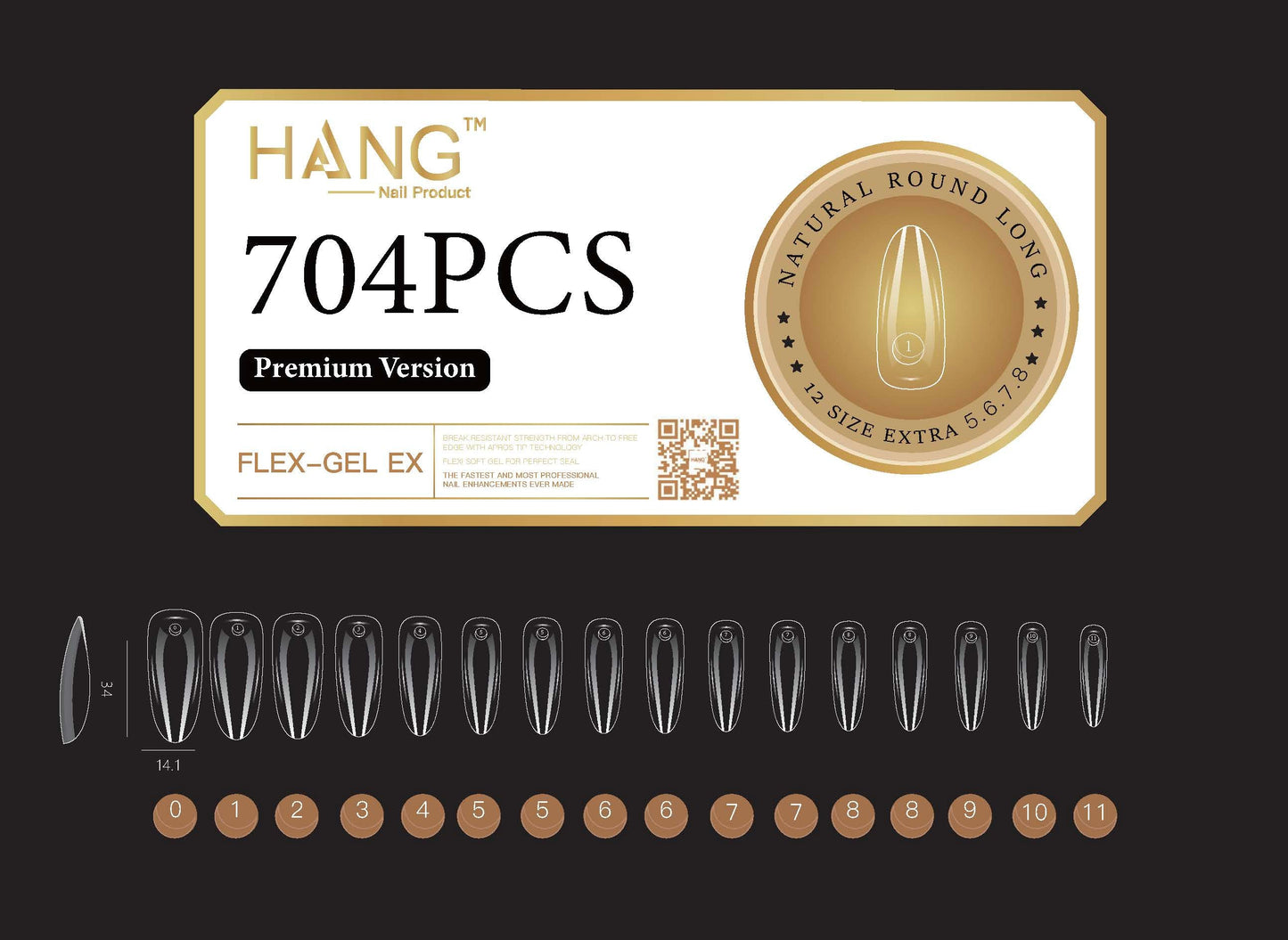 Hang Tip Flex - Gel Ex - Round ( S – L )