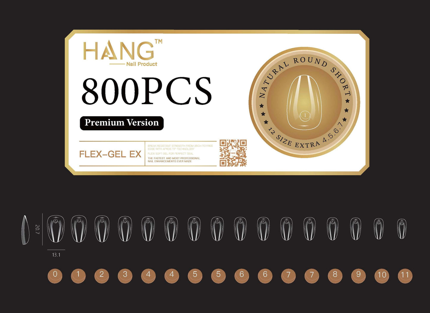 Hang Tip Flex - Gel Ex - Round ( S – L )