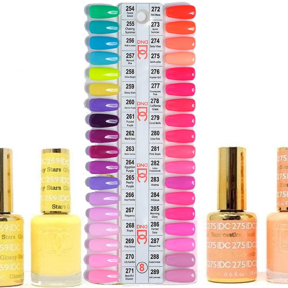 DND DC Gel & Polish Swatch TIP 8 ( 36 colors )