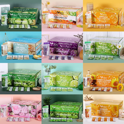 PALLET DEAL - NBC Bubble World Spa Kit (4 Step) - Pallet/90 cases, 50 kits/case