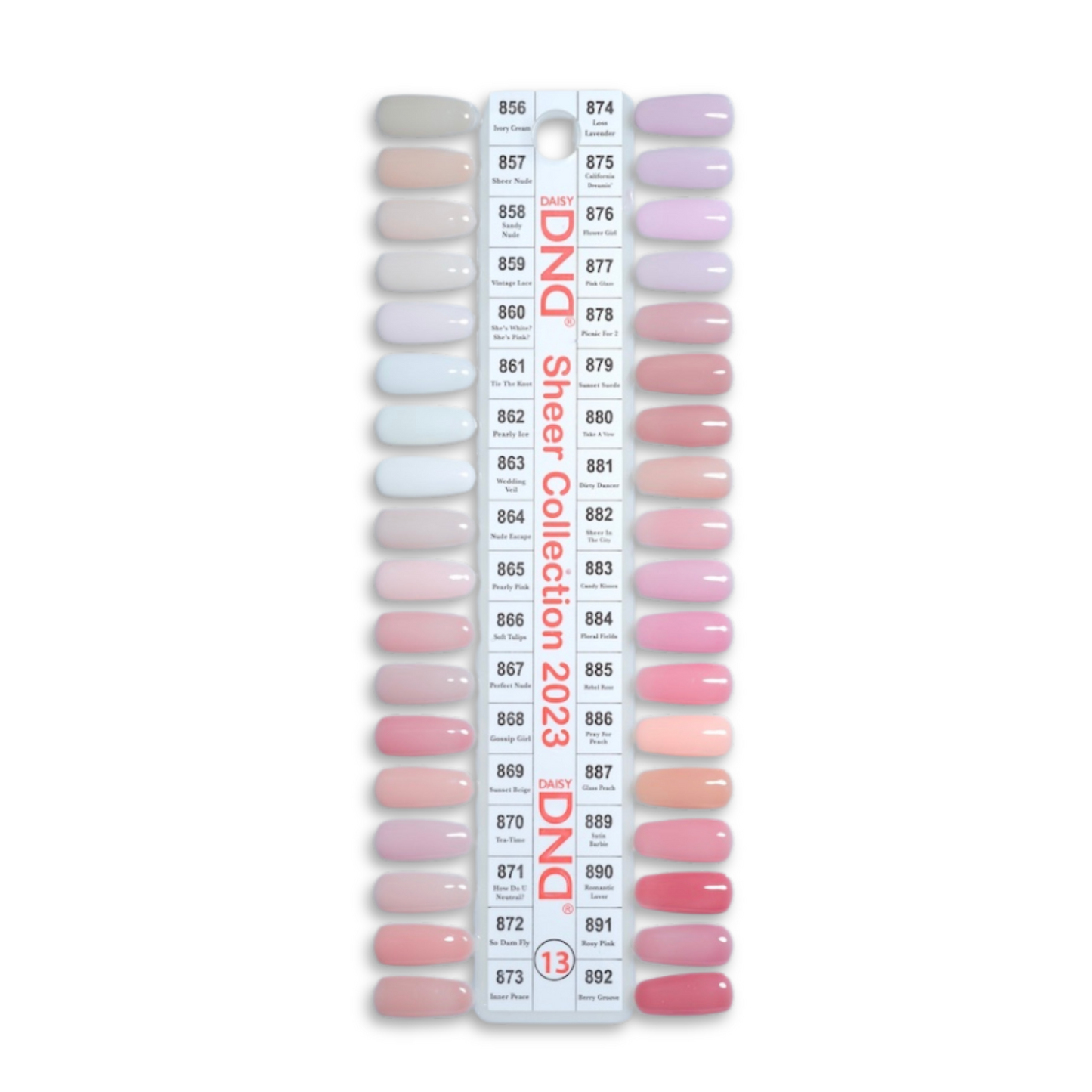 DND Sheer Collection Swatch - Single - 13