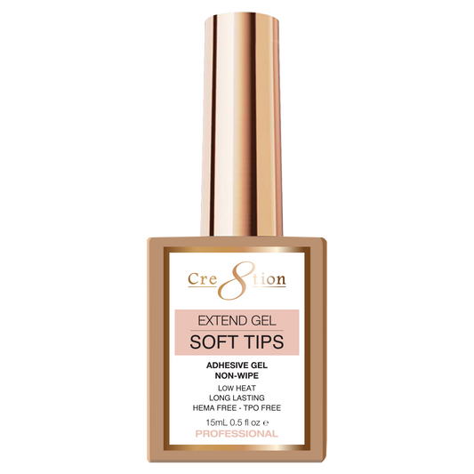 Cre8tion Soft Tips Non-Wipe Gel 0.5oz