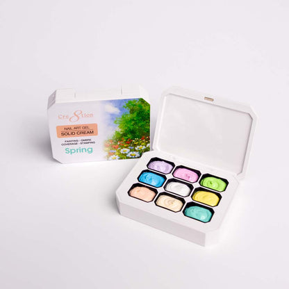 Creation Nail Art Gel - Solid Cream Collection - Spring