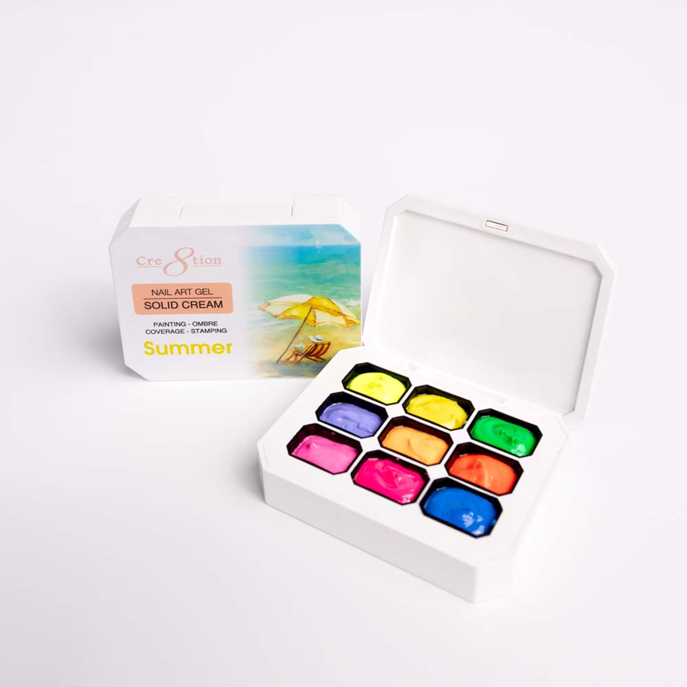 Creation Nail Art Gel - Solid Cream Collection - Summer