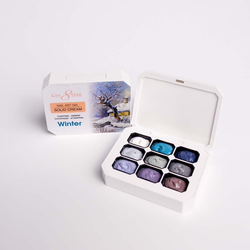 Creation Nail Art Gel - Solid Cream Collection - Winter