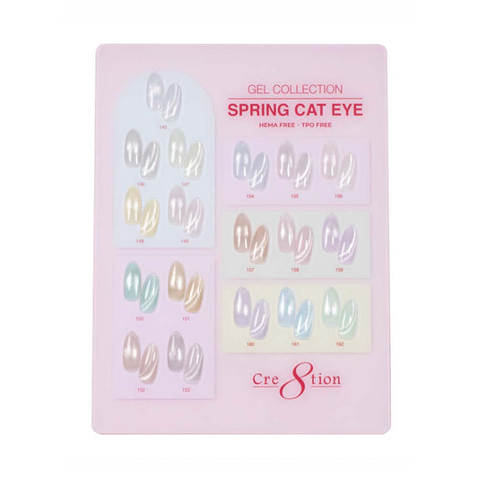 Cre8tion Counter Display Color Chart - Cat Eye Spring 18 Colors