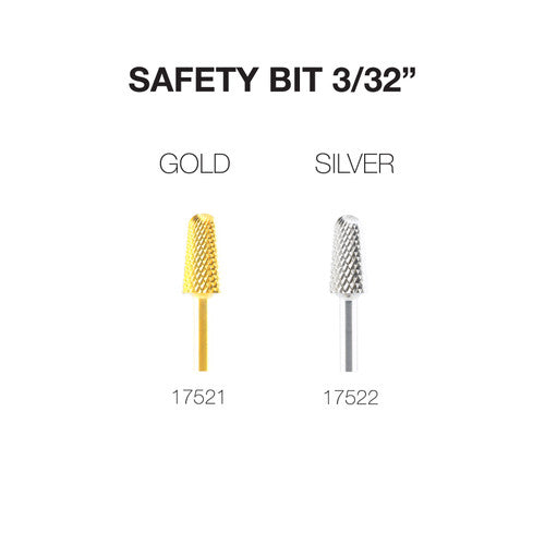 PND CARBIDE BIT - SAFETY 3/32" (GOLD & SILVER)