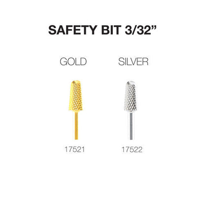 PND CARBIDE BIT - SAFETY 3/32" (GOLD & SILVER)