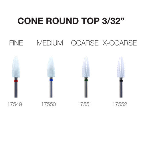 PND CERAMIC BIT - CONE ROUNDED TOP 3/32"