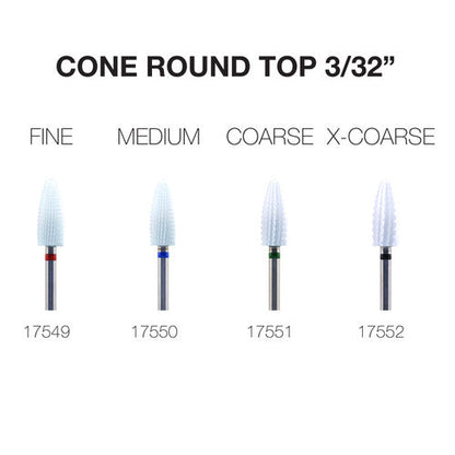 PND CERAMIC BIT - CONE ROUNDED TOP 3/32"