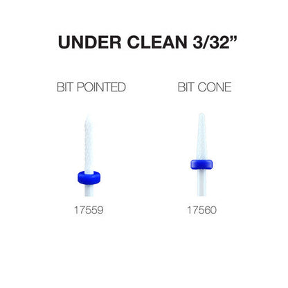 PND CERAMIC BIT - UNDER CLEAN 3/32" (POINTED & CONE)