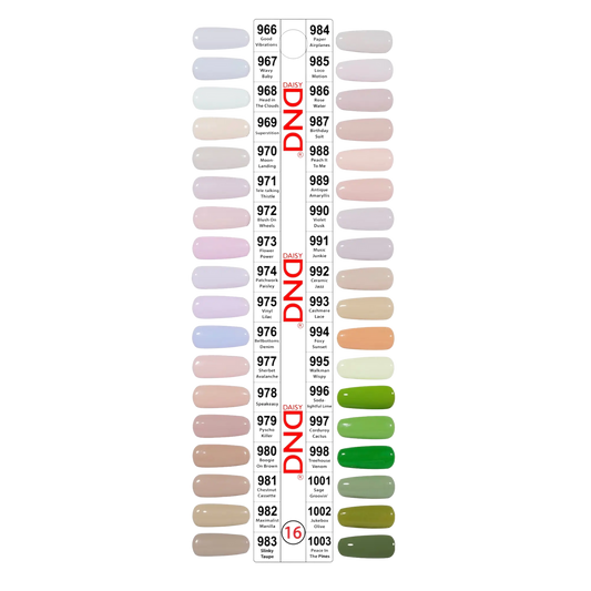 DND Dap Powder Tip 16 - 36 Colors (#966 - #1003)