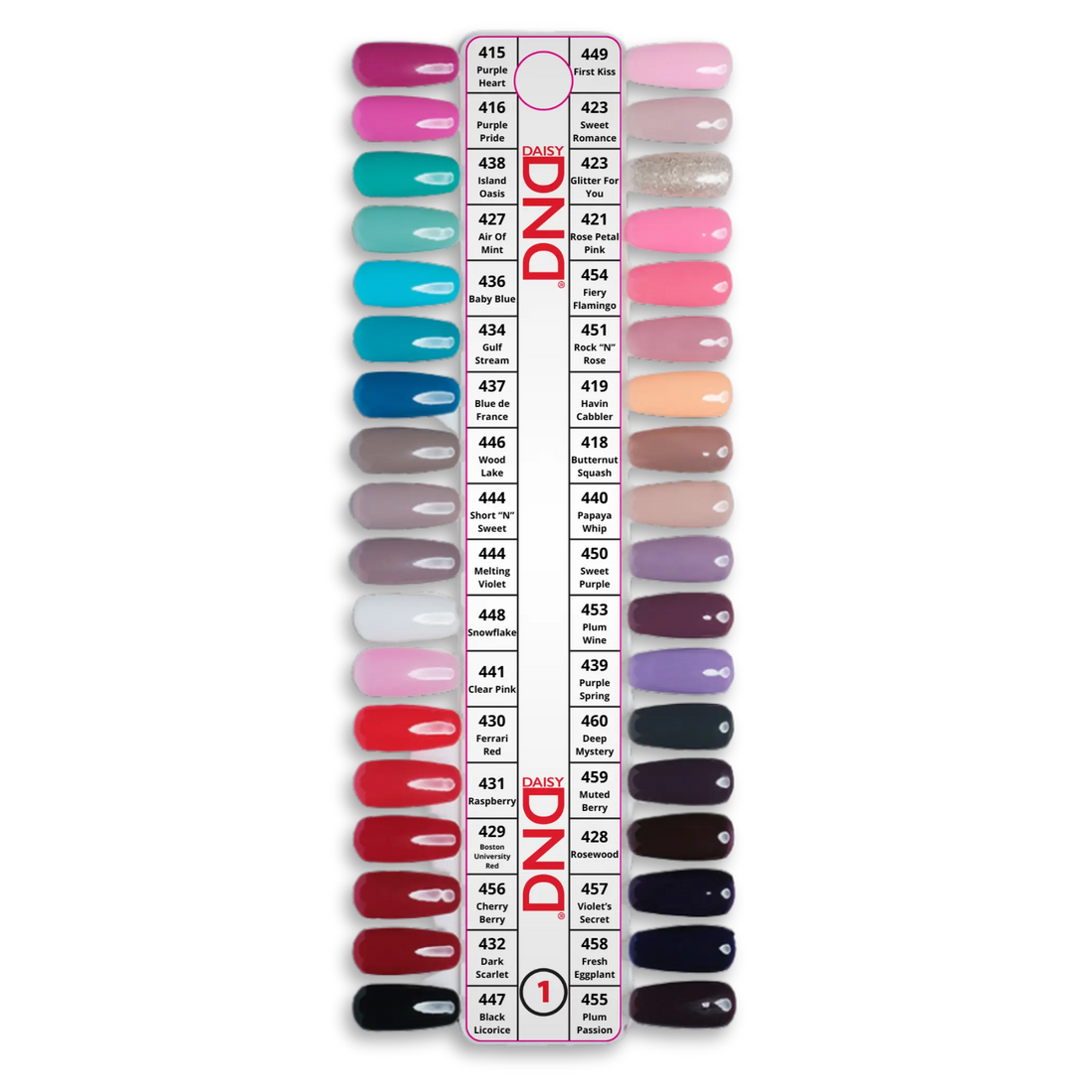 DND Dap Powder Tip 1 - 36 Colors (#415 - #455)