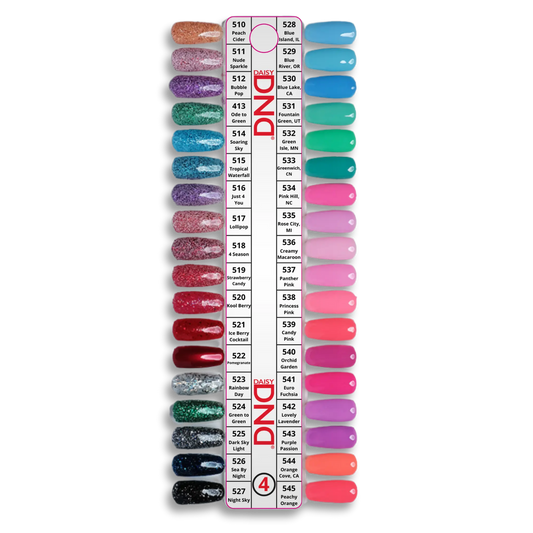 DND Dap Powder Tip 4 - 36 Colors (#510 - #545)