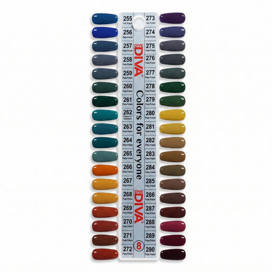 DND Diva Dap Dip Tip 8 Set 36 colors ( #255 - #290 )