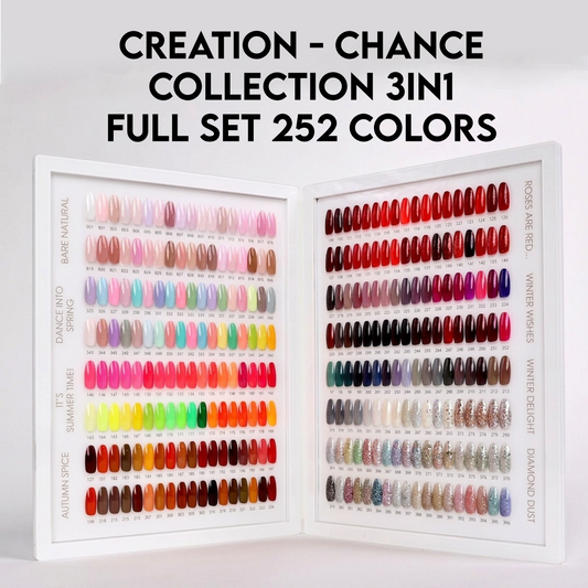 Creation - Chance Collection 3in1 - Full set 252 colors (come with / 1 set Tip Color Chart, 2 Books)