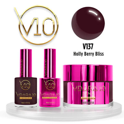 V136 Holly Wreath Wonder POWDER
