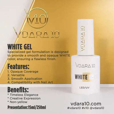Vdara 10 White Gel