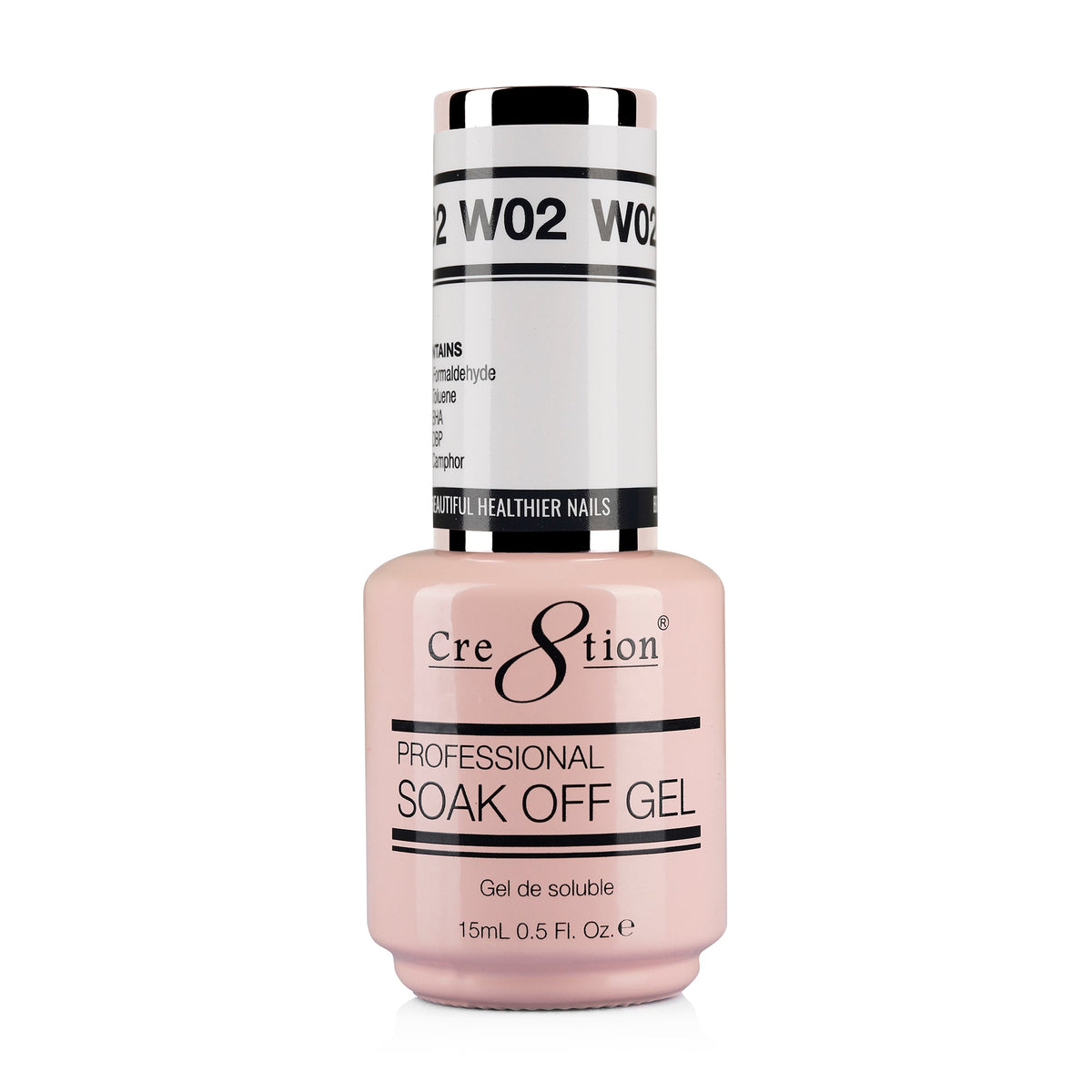 Cre8tion Gel - French Collection 0.5oz - W02 Cold White