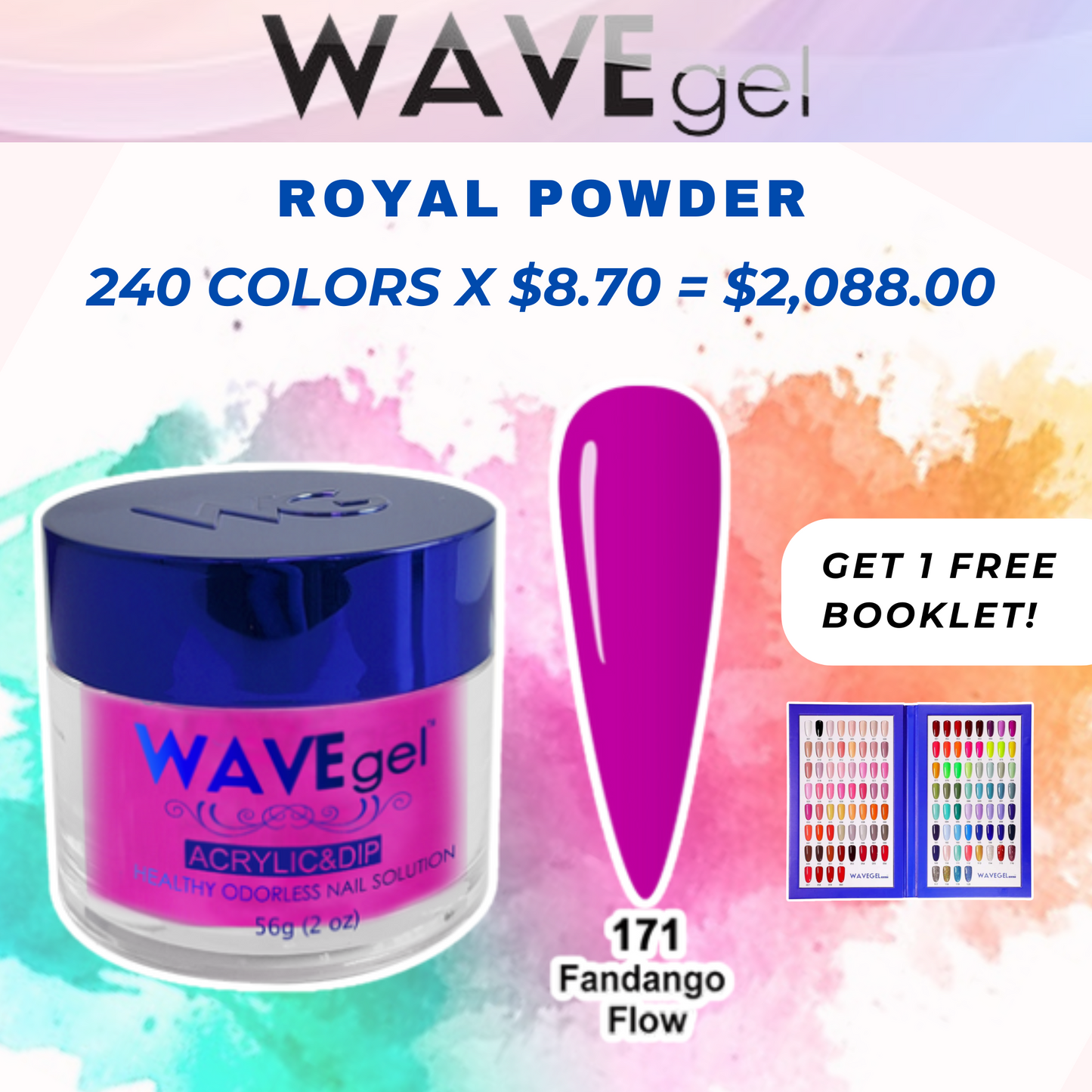 Buy WaveGel ROYAL Royal  Collection: Powder (Dip+Acrylic) 2oz.