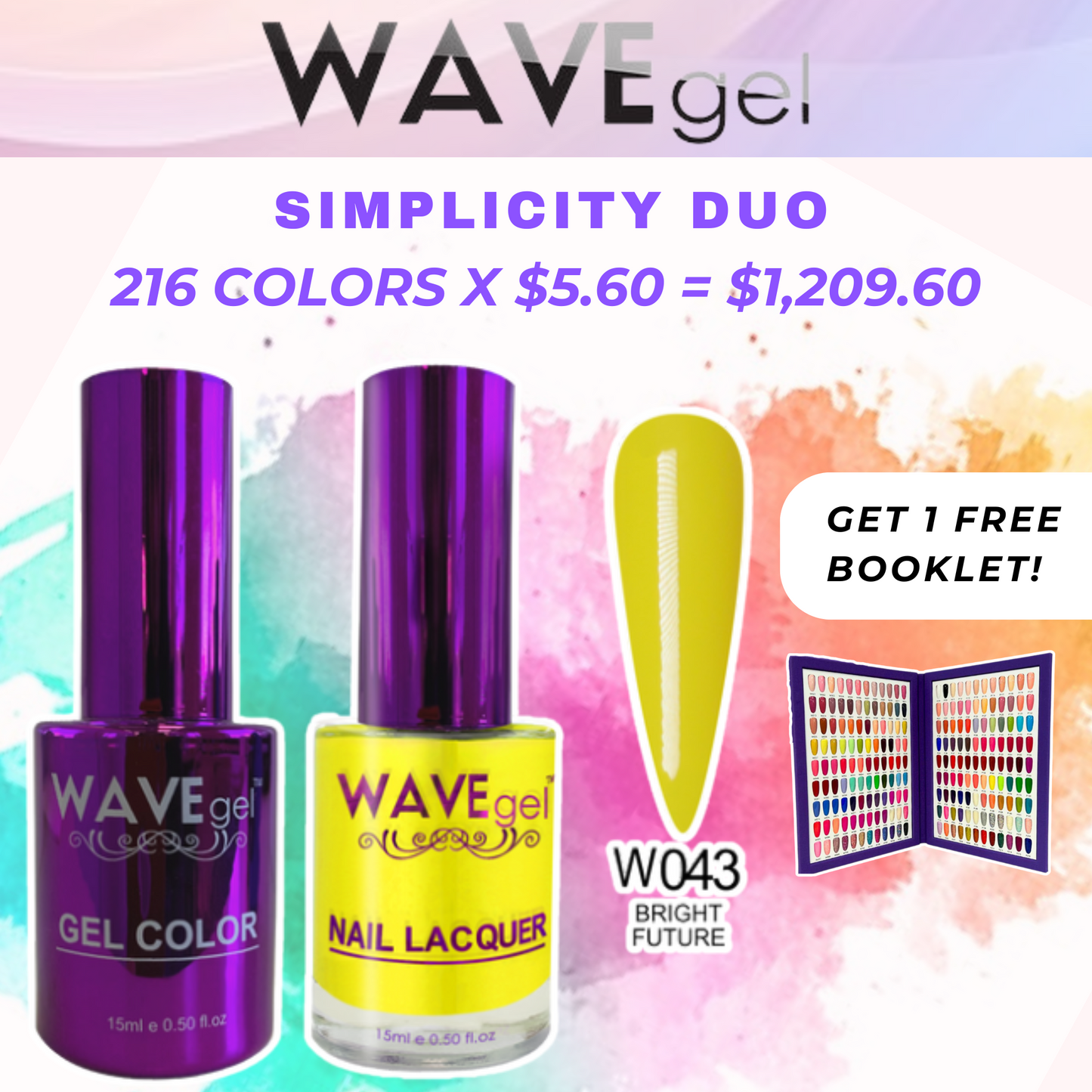 Buy WaveGel Simplicity Duo  Collection: Duo (Lacquer+Gel).