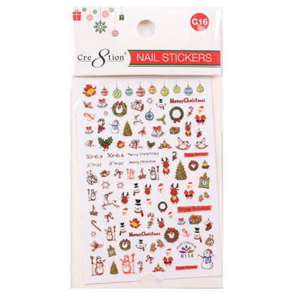 Cre8tion Nail Art Sticker Christmas (29 Styles)