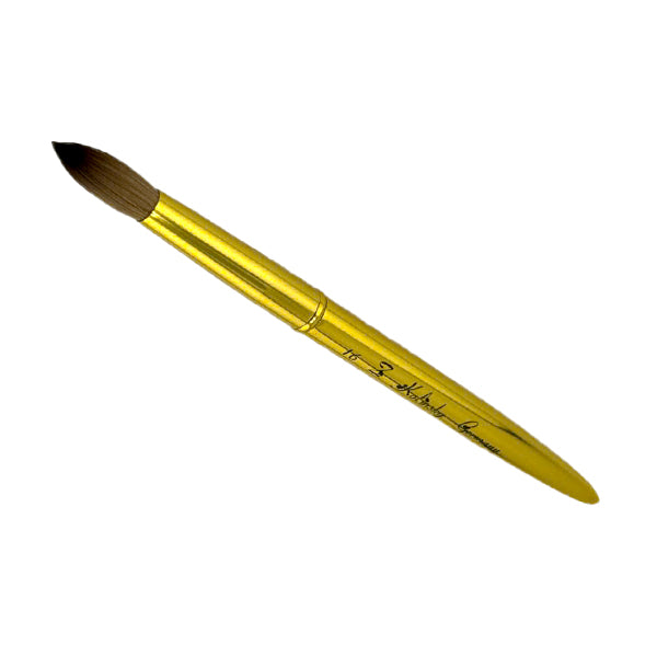 Z Brushes – Kolinsky – Acrylic Gold Handle Size #16