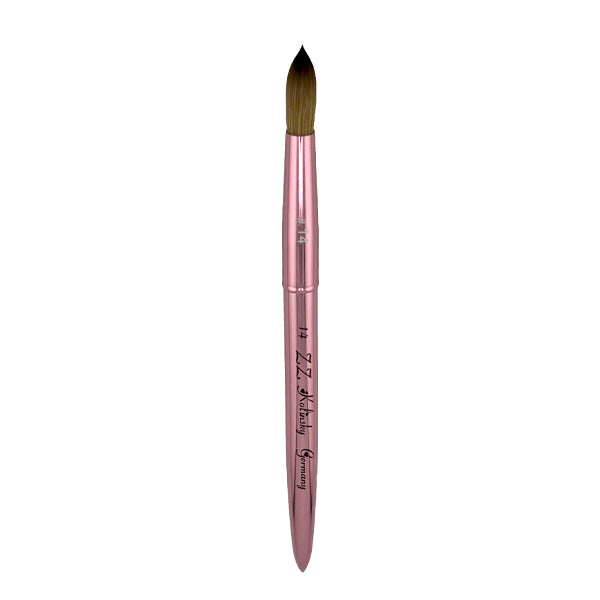 Kolinsky Brushes - Brand ZZ - Pink Handle Fancy
